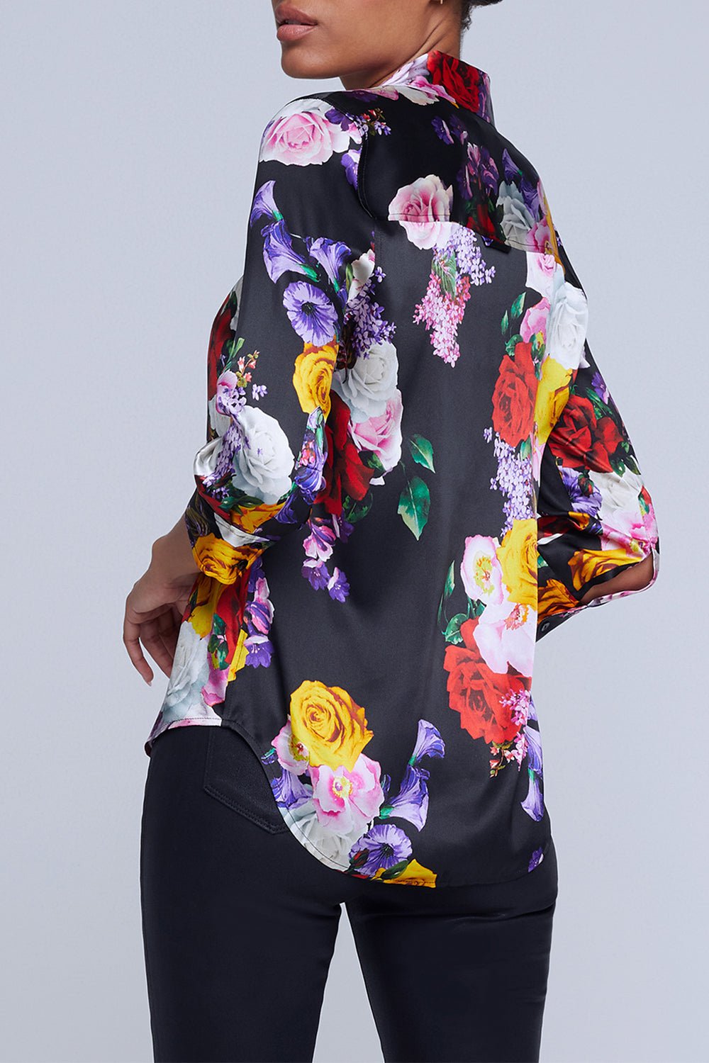 L'AGENCE-Dani Blouse - Mixed Roses-