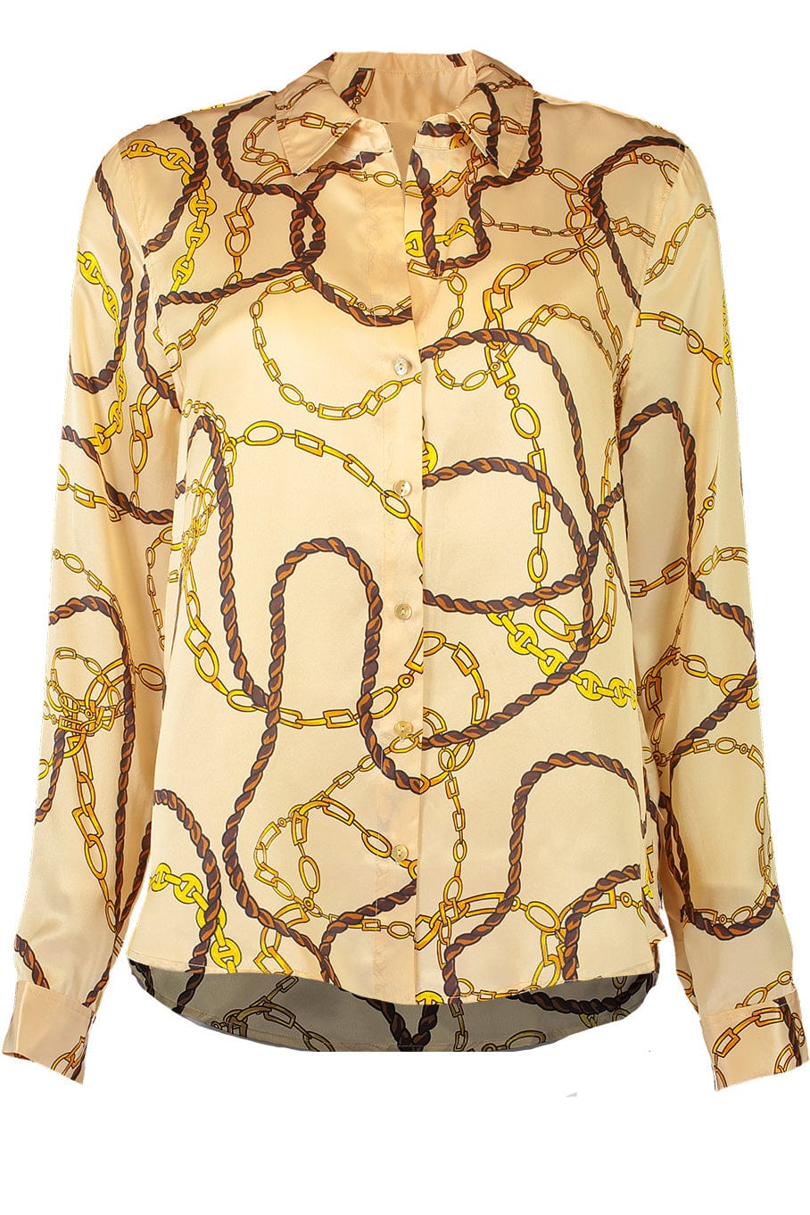 L'AGENCE-Tyler Holly Long Sleeve Blouse-