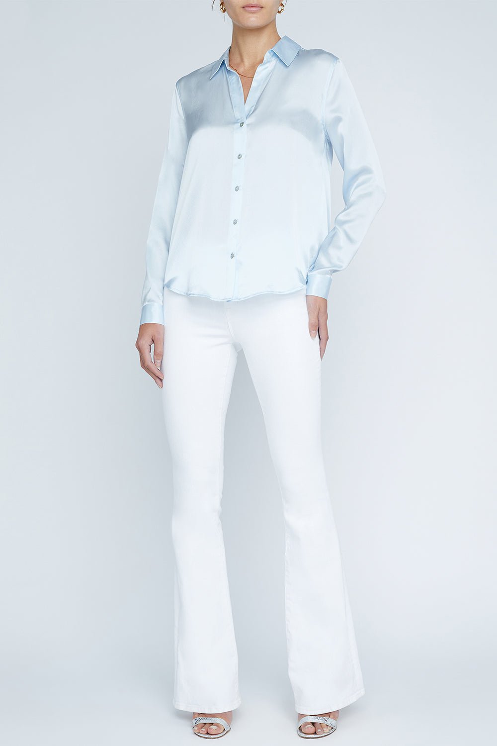 L'AGENCE-Tyler Blouse - Ice Water-