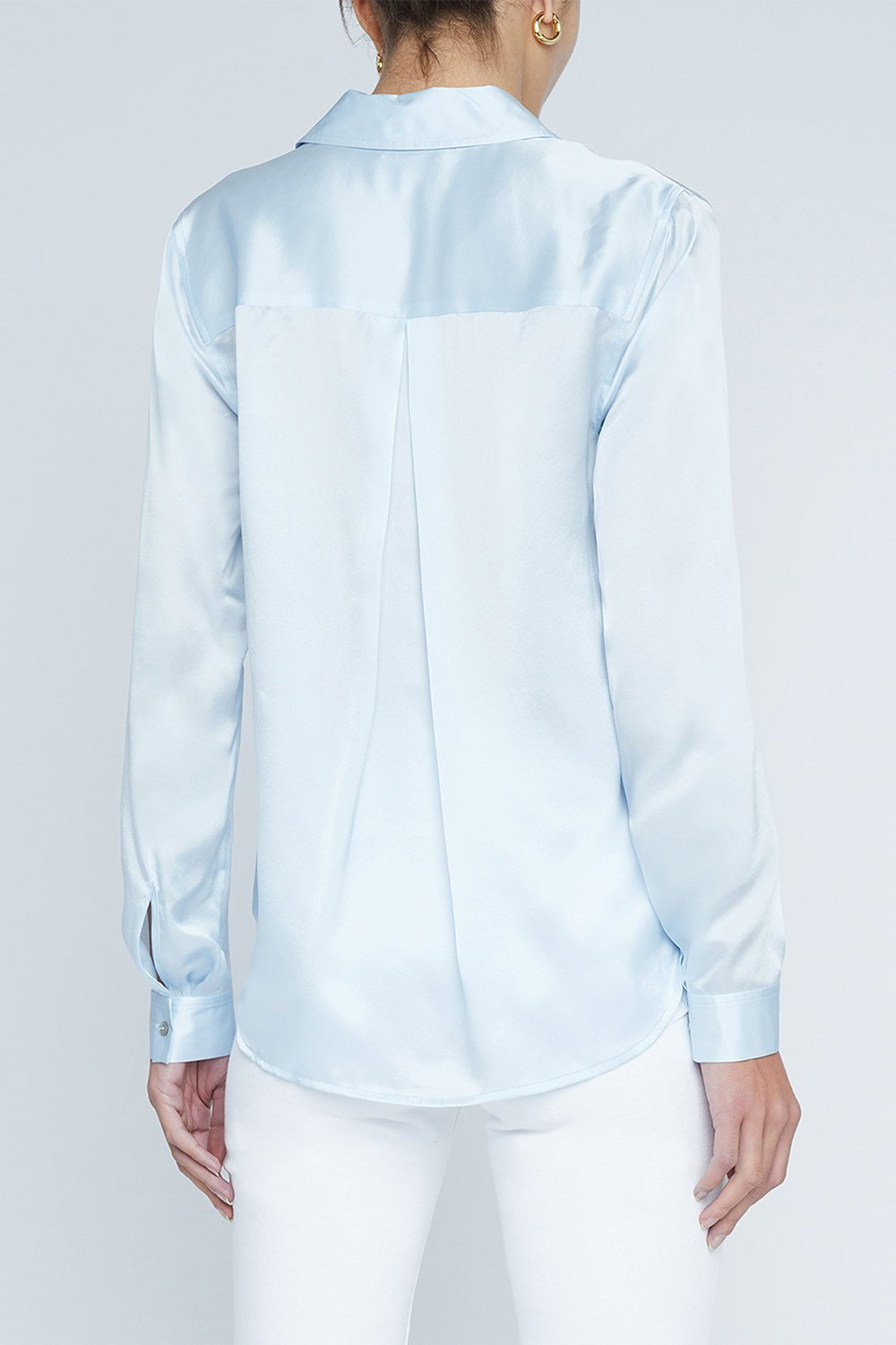 L'AGENCE-Tyler Blouse - Ice Water-