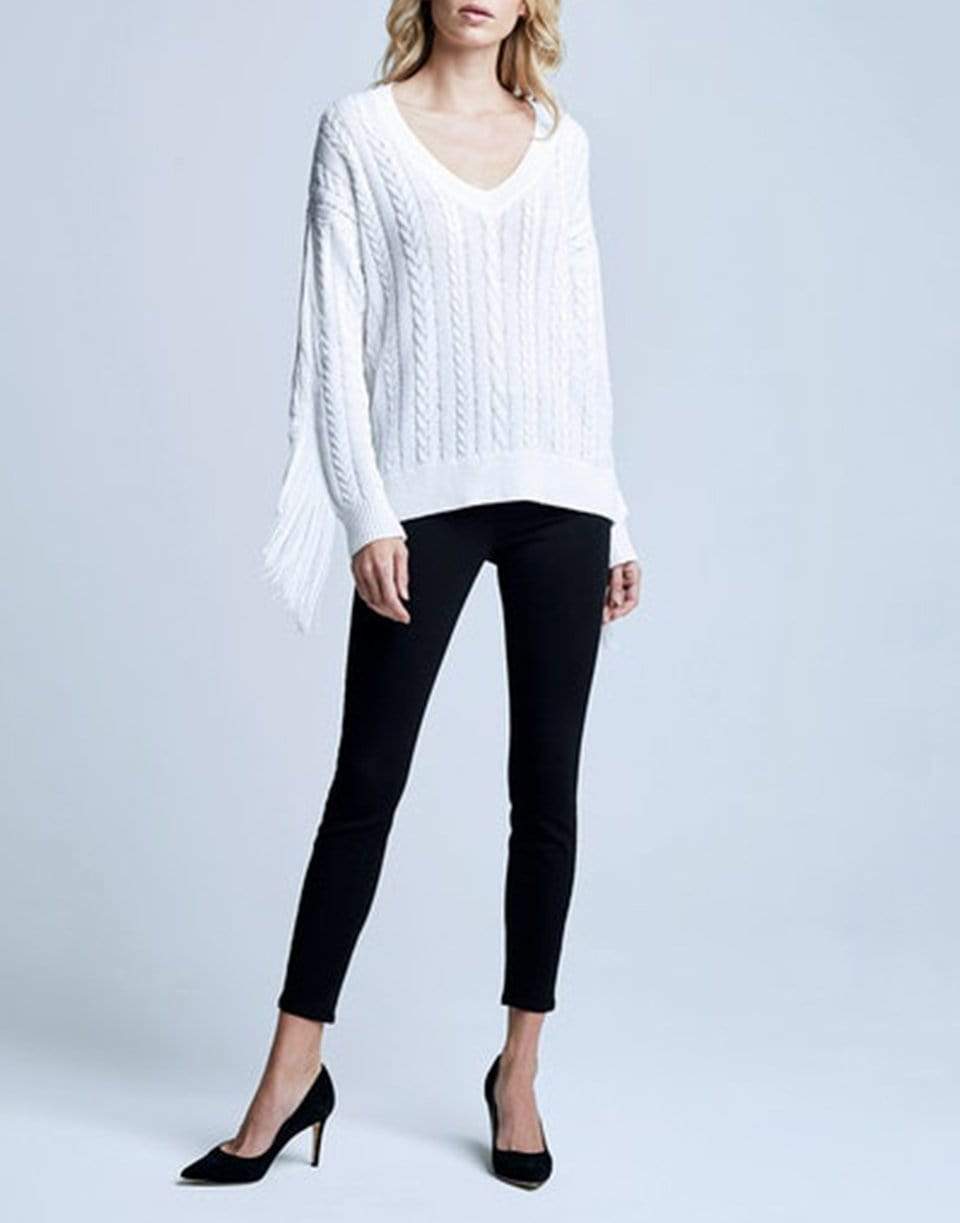 L'AGENCE-Ava Lace Cuff Blouse-