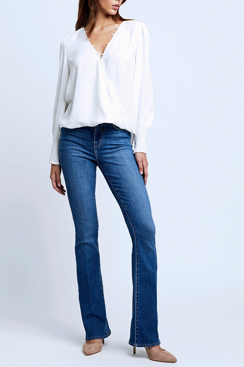 L'AGENCE-Enzo Cross Front Blouse-