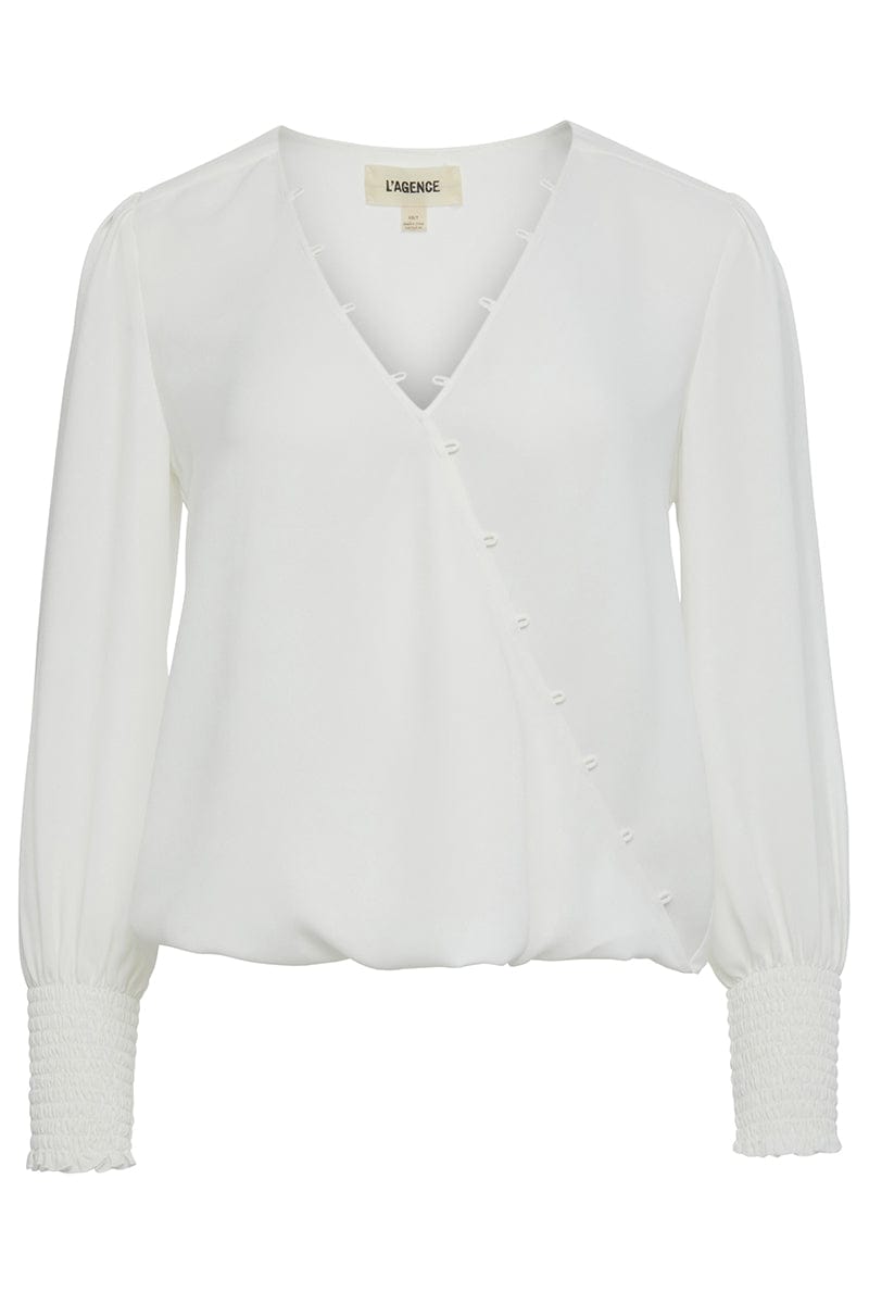 L'AGENCE-Enzo Cross Front Blouse-