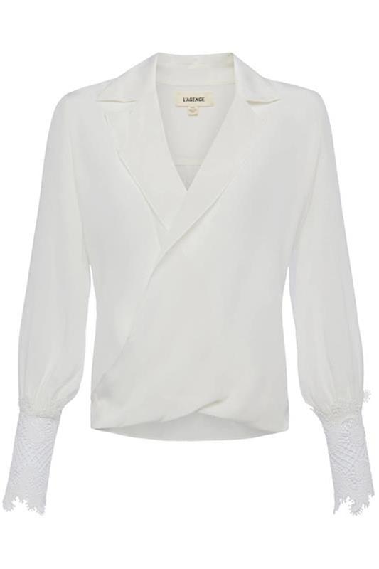 L'AGENCE-Joah Surplice Blouse-