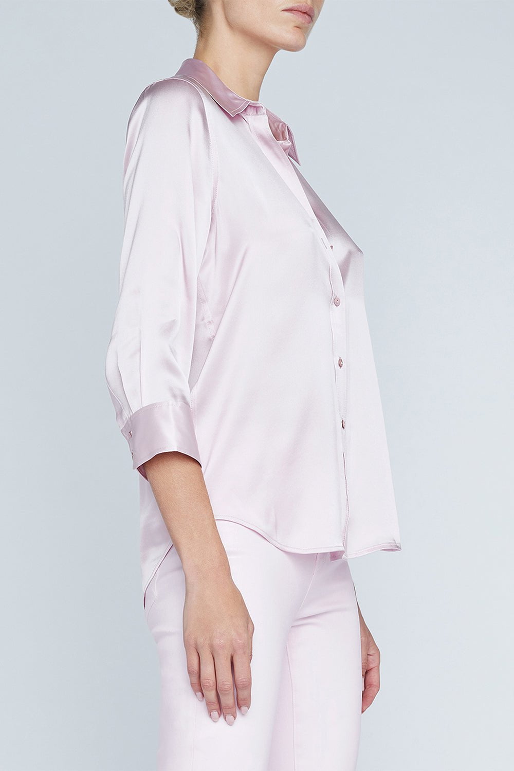 L'AGENCE-Dani Blouse - Lilac Snow-