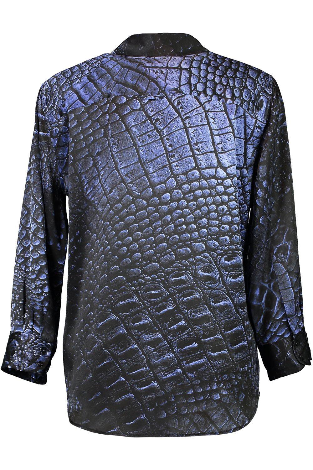 L'AGENCE-Dani Blouse - Midnight Croc-