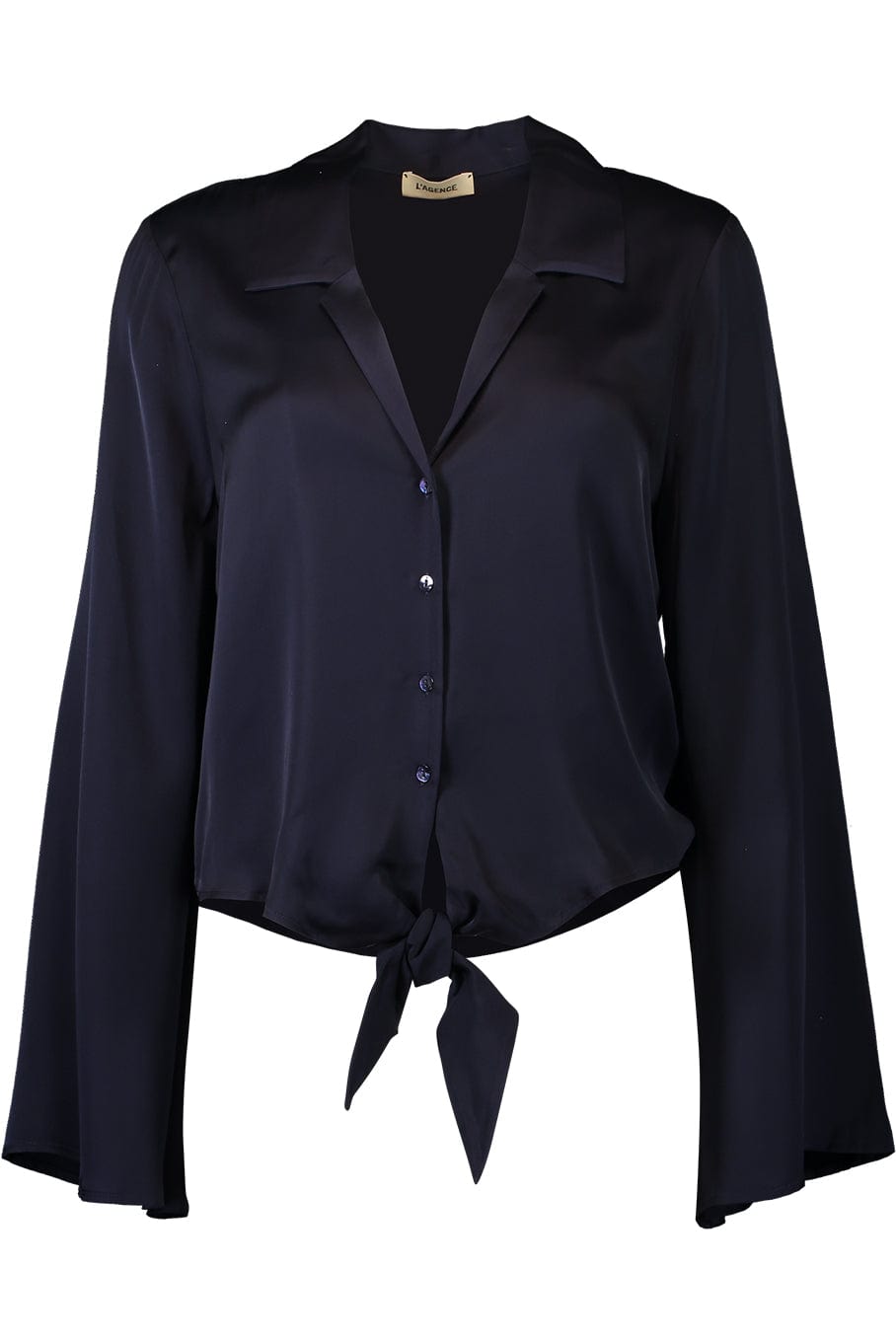 L'AGENCE-Roxane Front Tie Top-