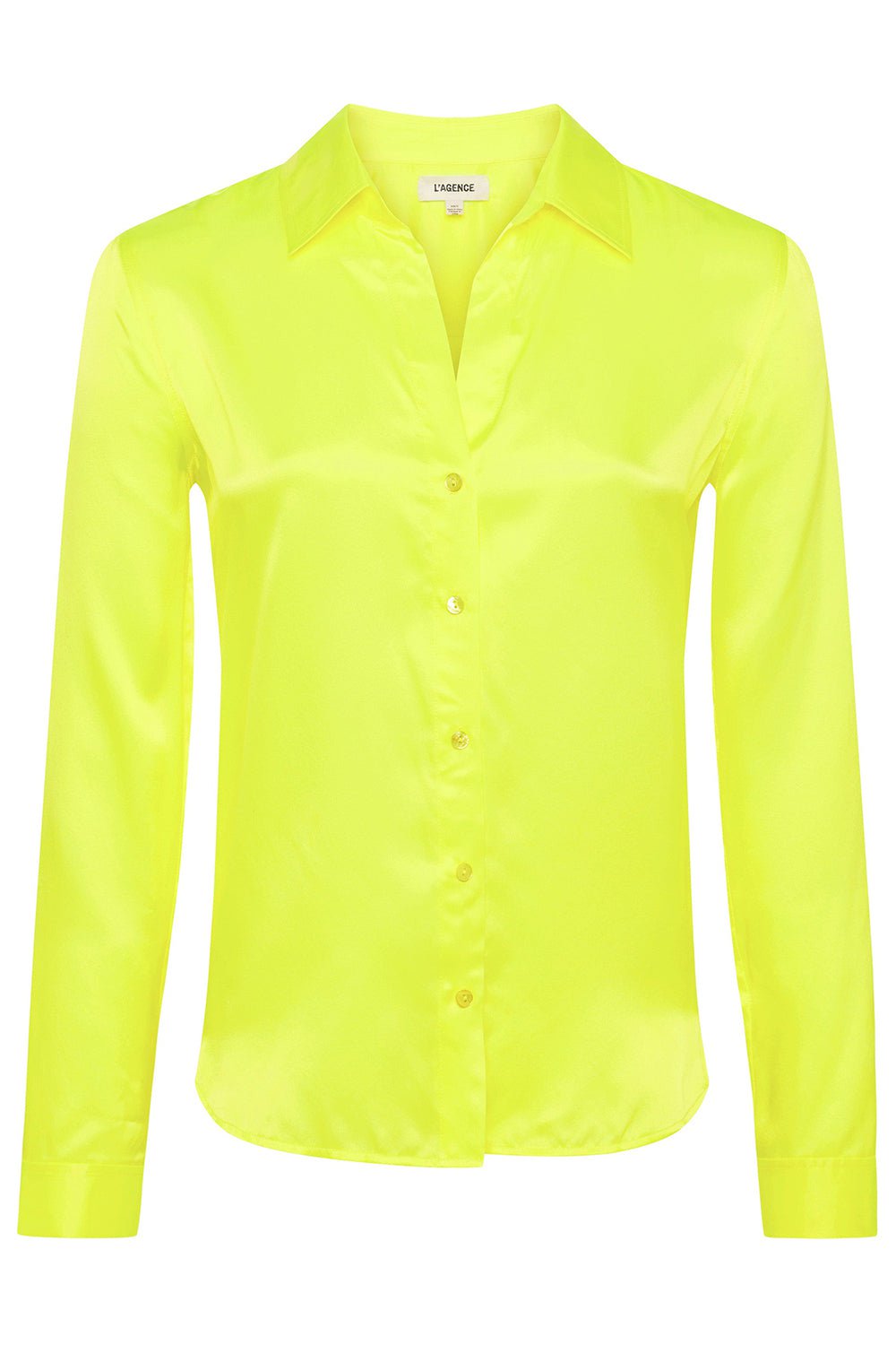 L'AGENCE-Tyler Blouse - Neon Citrus-