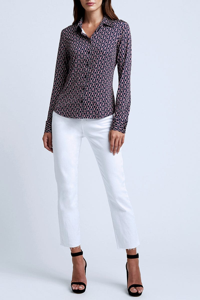 L'AGENCE-Harmony Long Sleeve Blouse-