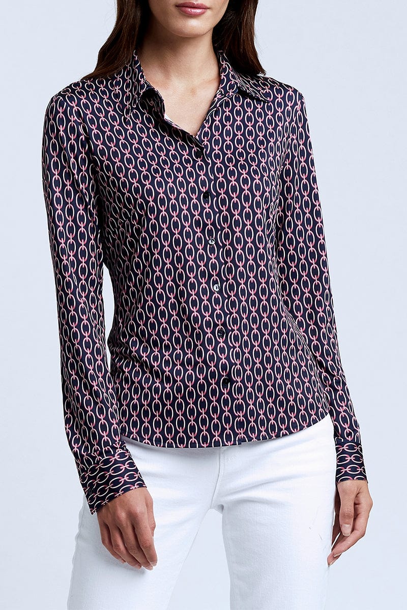 L'AGENCE-Harmony Long Sleeve Blouse-
