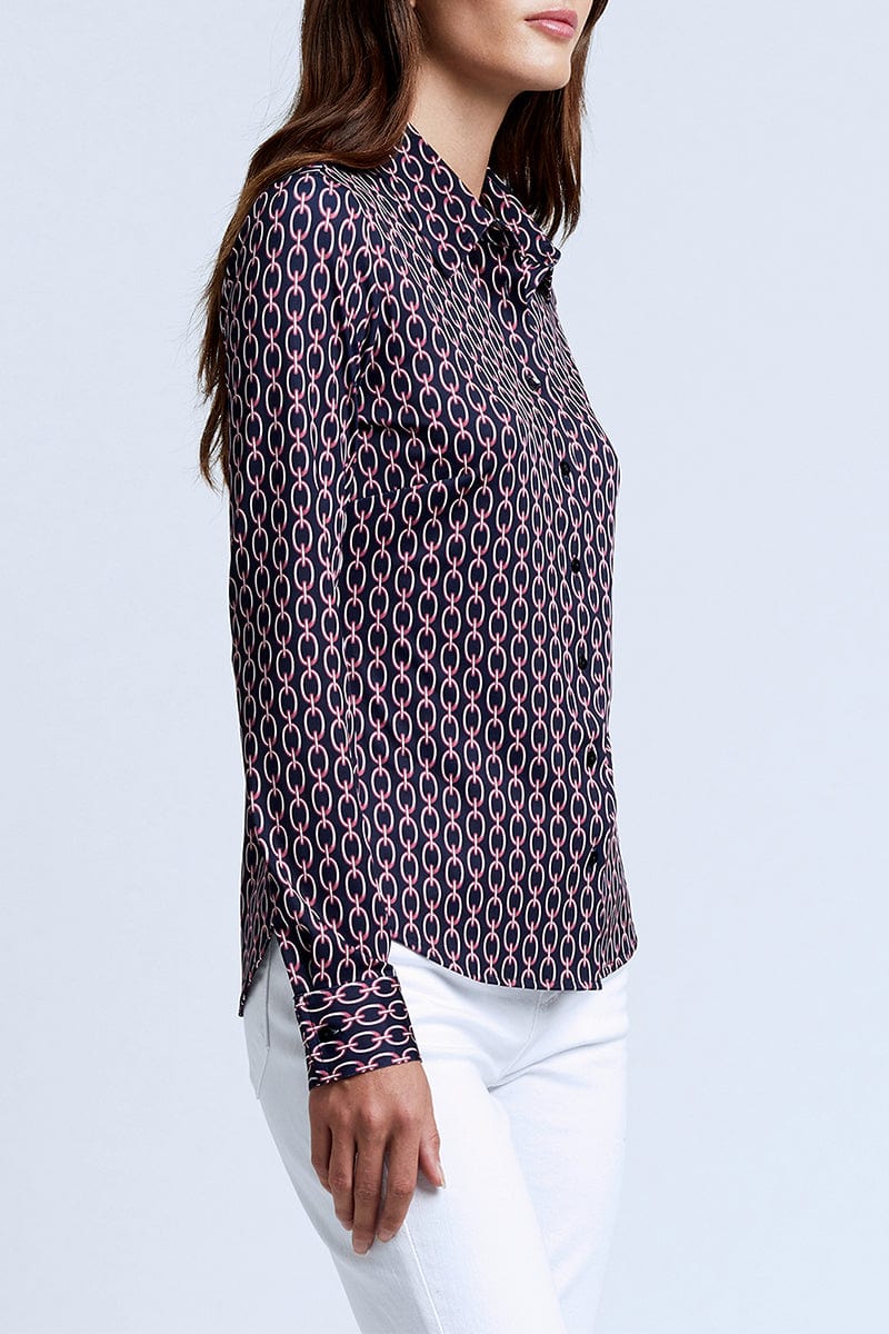 L'AGENCE-Harmony Long Sleeve Blouse-