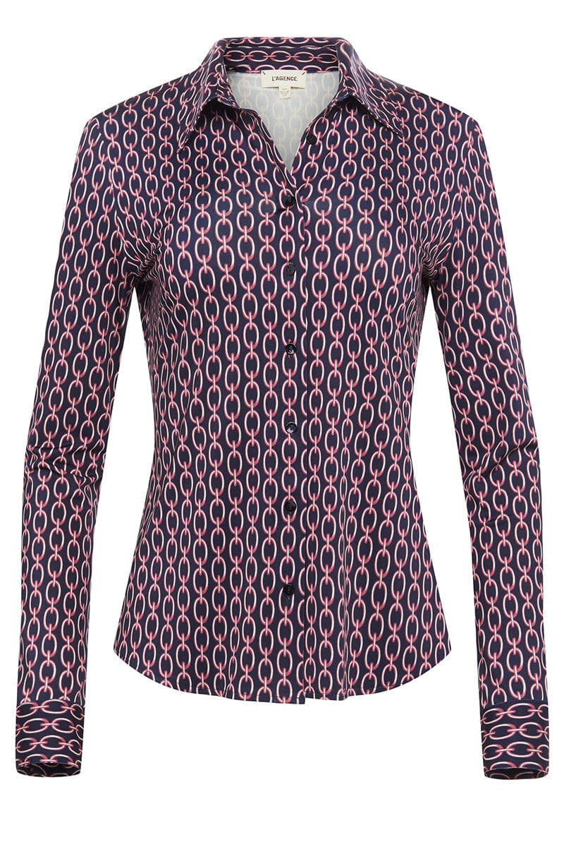 L'AGENCE-Harmony Long Sleeve Blouse-