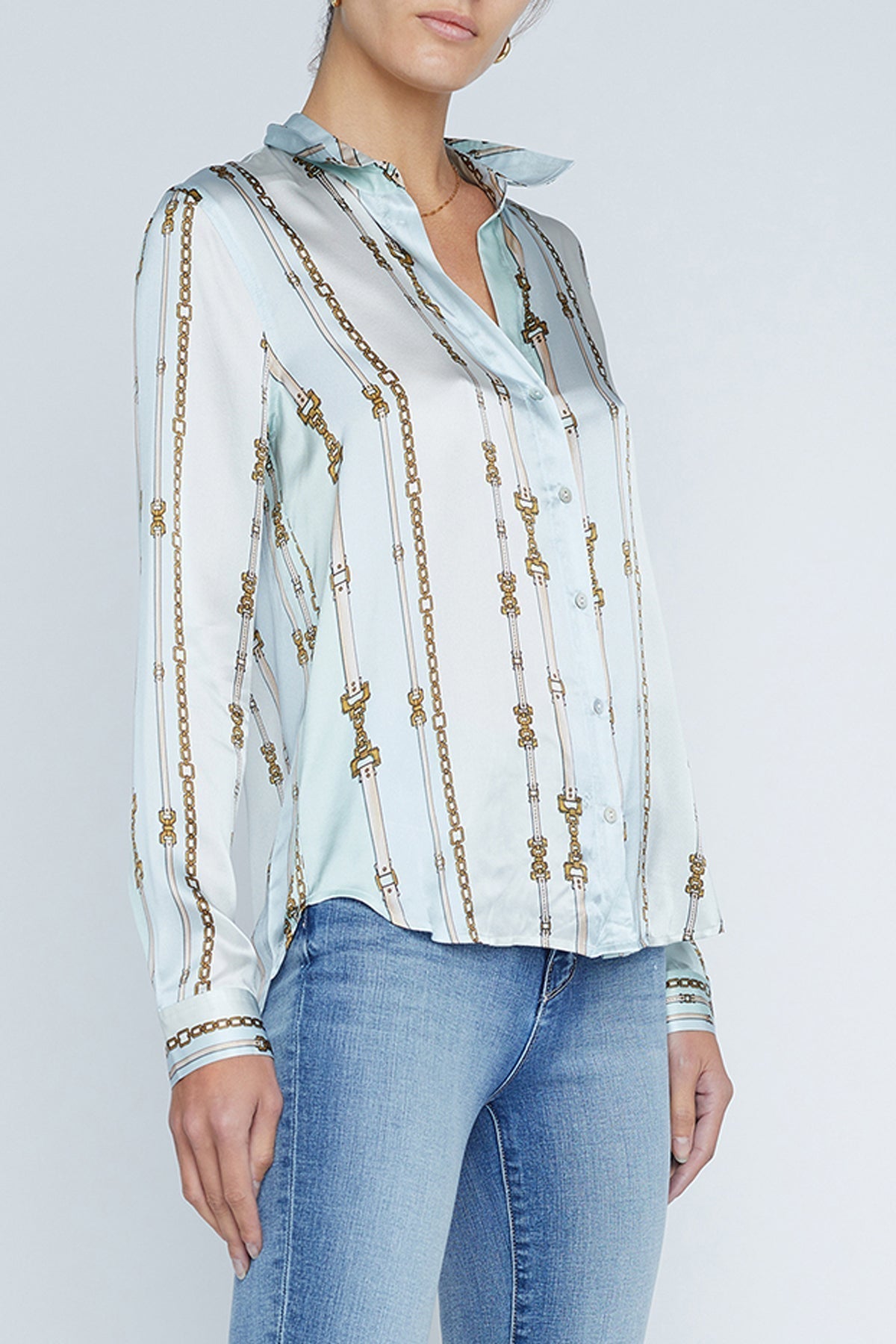 L'AGENCE-Tyler Blouse - Pastel Multi-