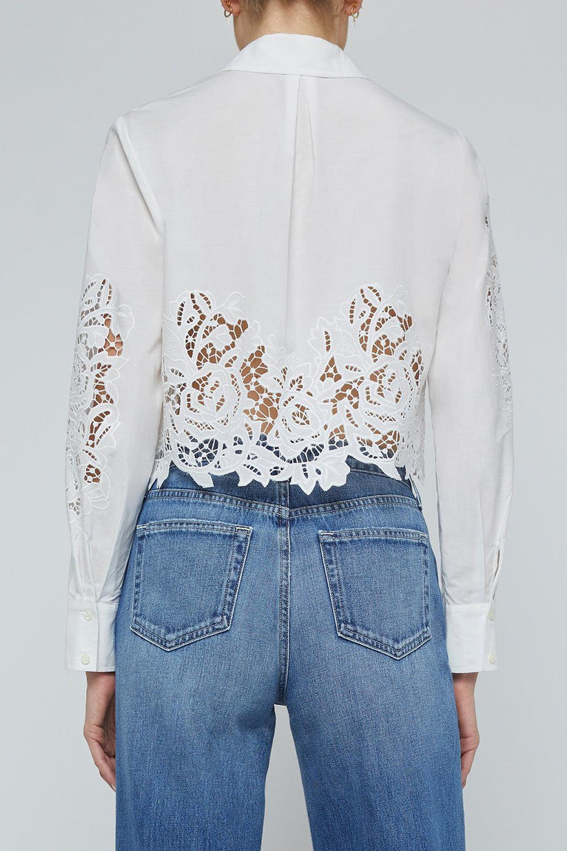 Seychelle Cropped Blouse-WHITE-XS-CLOTHINGTOPBLOUSE-L'AGENCE