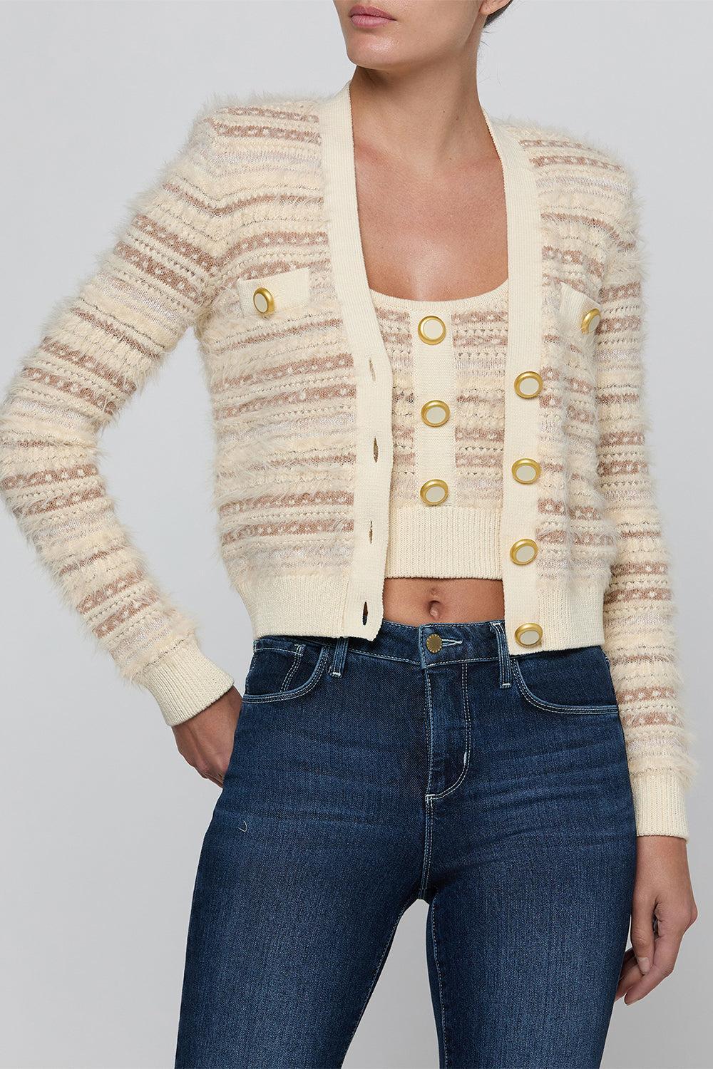 Ariadne Cardigan-CREAM-XS-CLOTHINGTOPCARDIGAN-L'AGENCE
