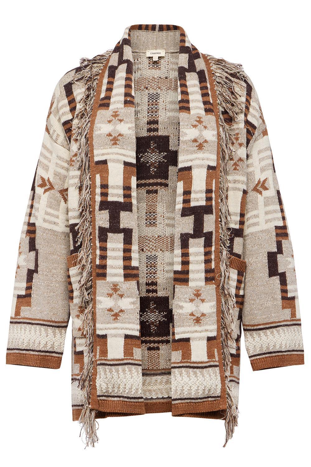 Jair Long Fringe Cardigan