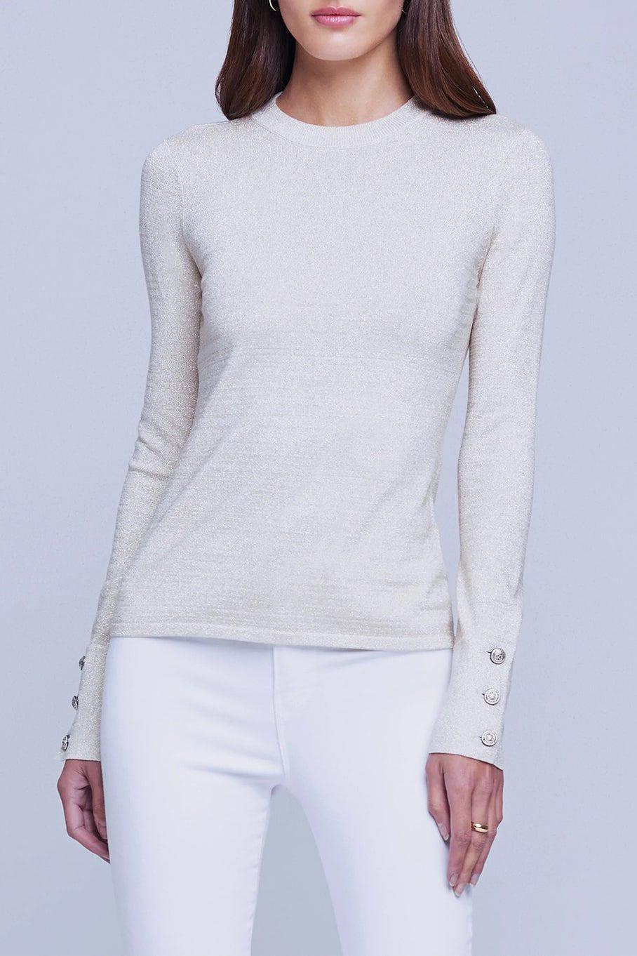 L'AGENCE-Ayan Crew Neck Pullover-