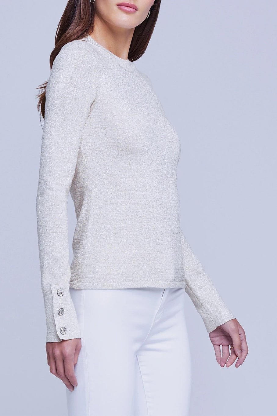 L'AGENCE-Ayan Crew Neck Pullover-