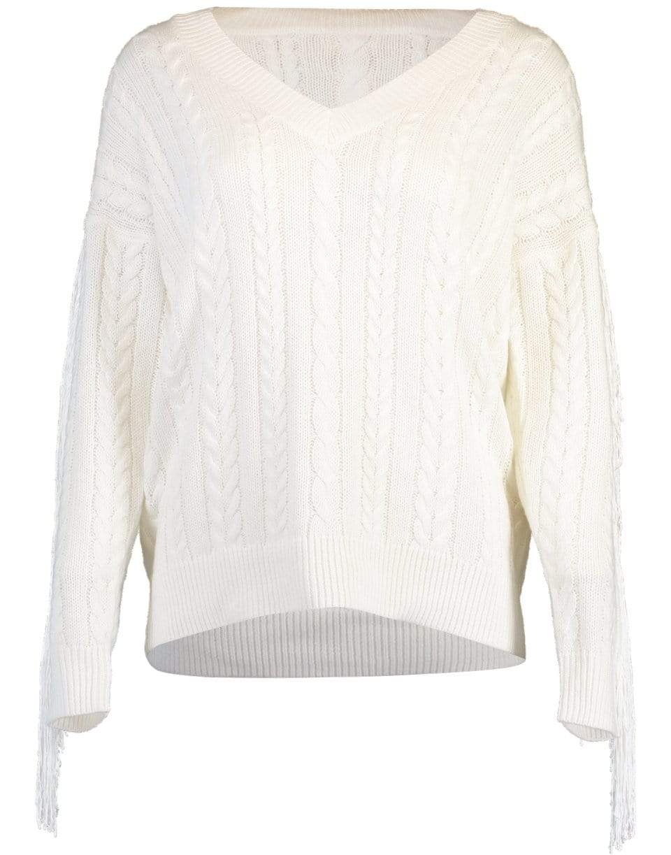 L'AGENCE-Savanah Fringed Sweater-