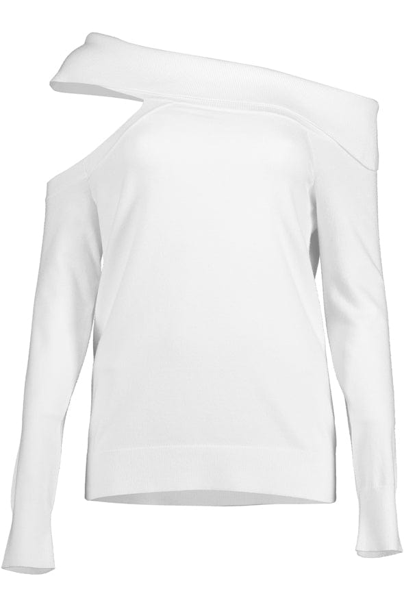 L'AGENCE-Minnie Off Shoulder Sweater-
