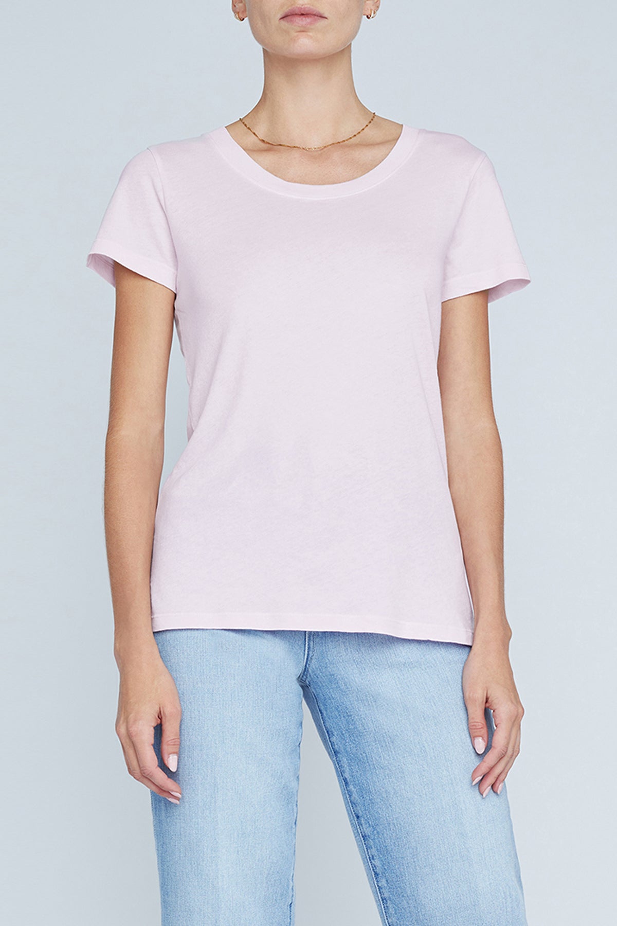 L'AGENCE-Cory Tee - Lilac Snow-