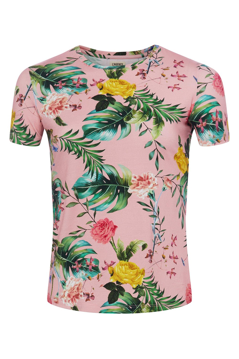 L'AGENCE-Ressi Tee - Pink Multi-