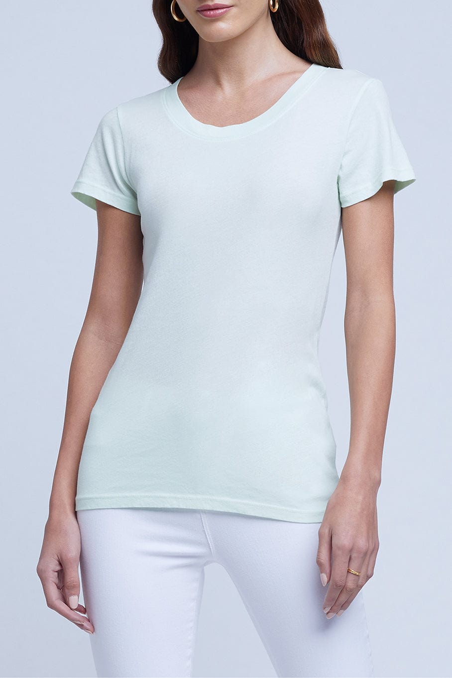 L'AGENCE-Cory Crew Neck T Shirt-