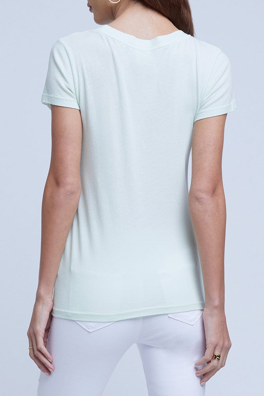 L'AGENCE-Cory Crew Neck T Shirt-