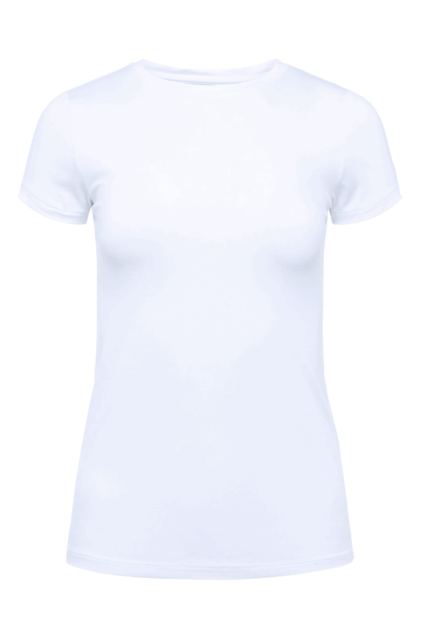 L'AGENCE-Ressi Micro Rib Tee - White-