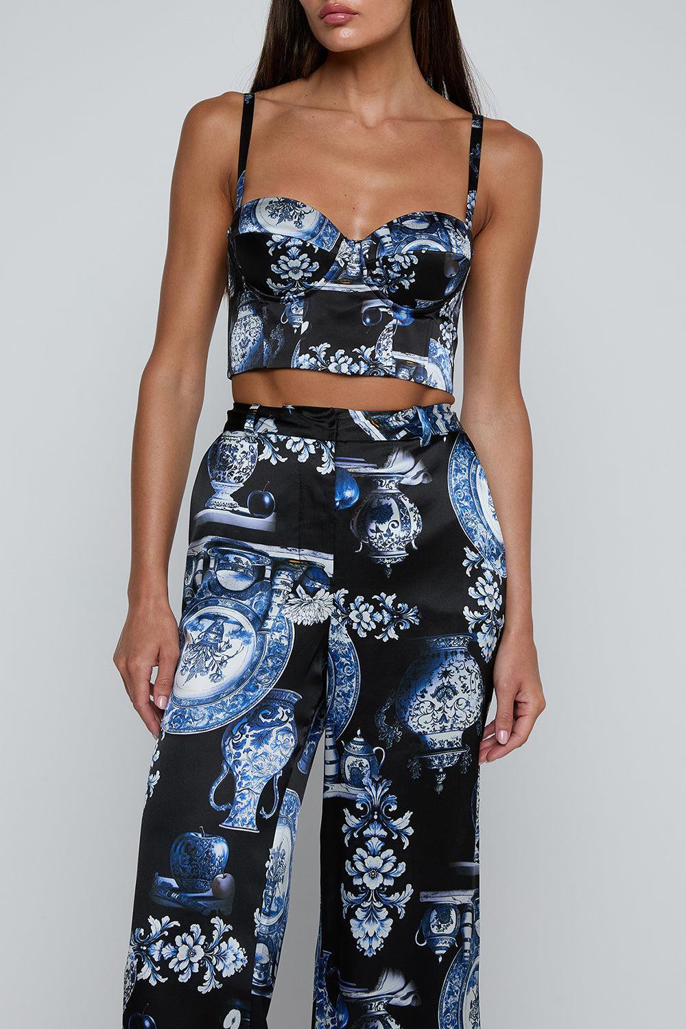 Sonya Bralette Top-BLUE-XS-CLOTHINGTOPTANK-L'AGENCE