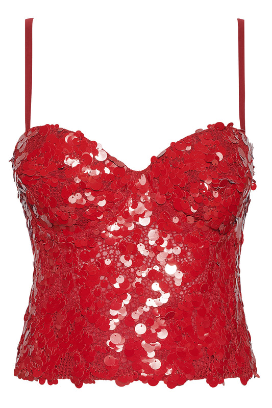 Lior Sequin Bralette Cami