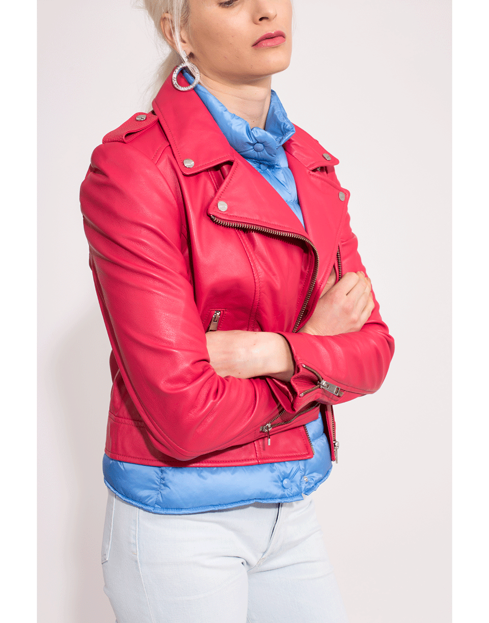 LAMARQUE-Donna Leather Jacket-