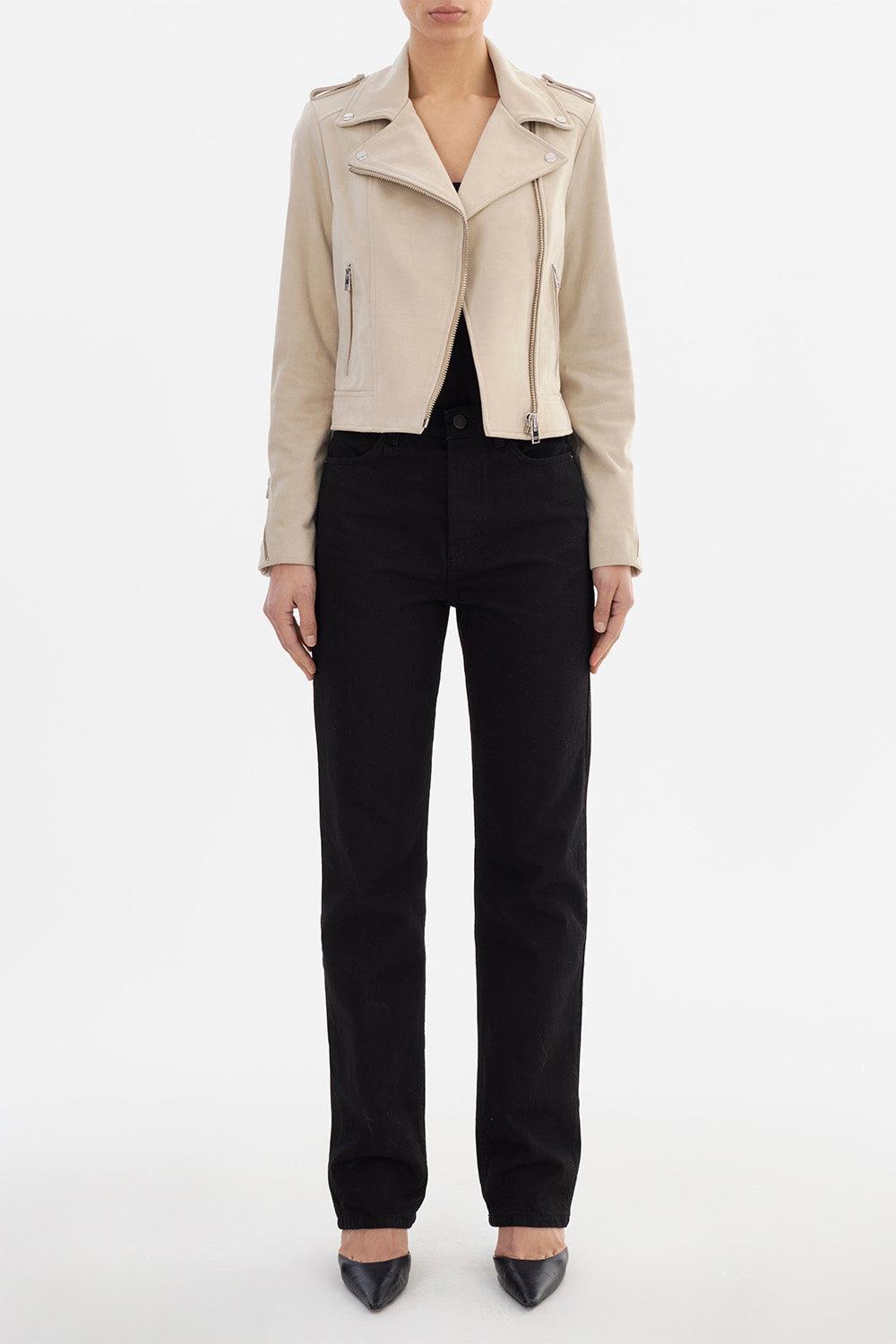 Donna Jacket - Alabaster-ALABASTER-XS-CLOTHINGJACKETLEATHER-LAMARQUE