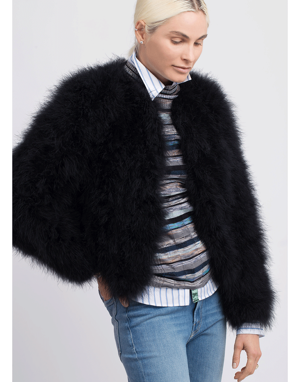 LAMARQUE-Deora Feather Jacket-