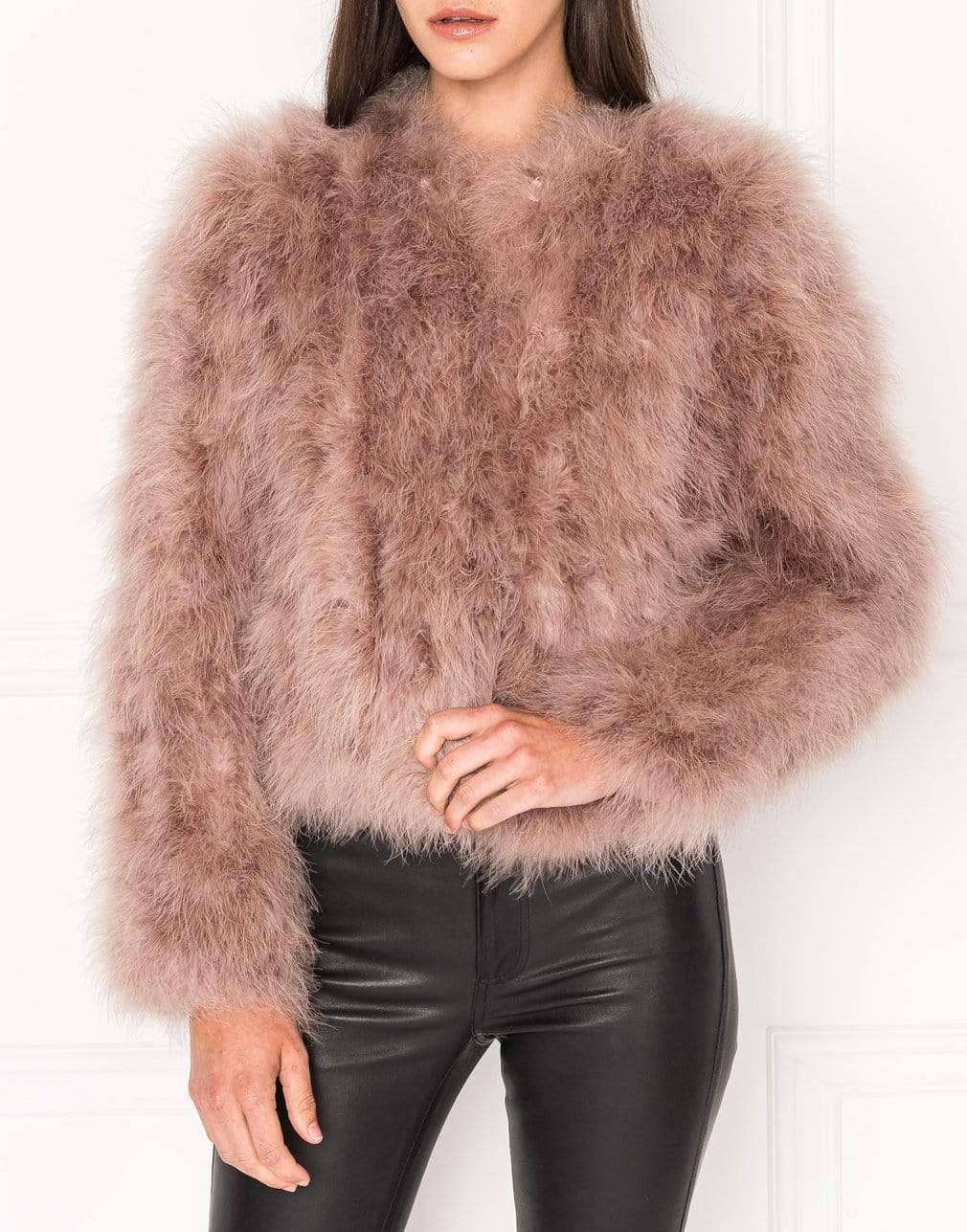 LAMARQUE-Deora Feather Jacket-