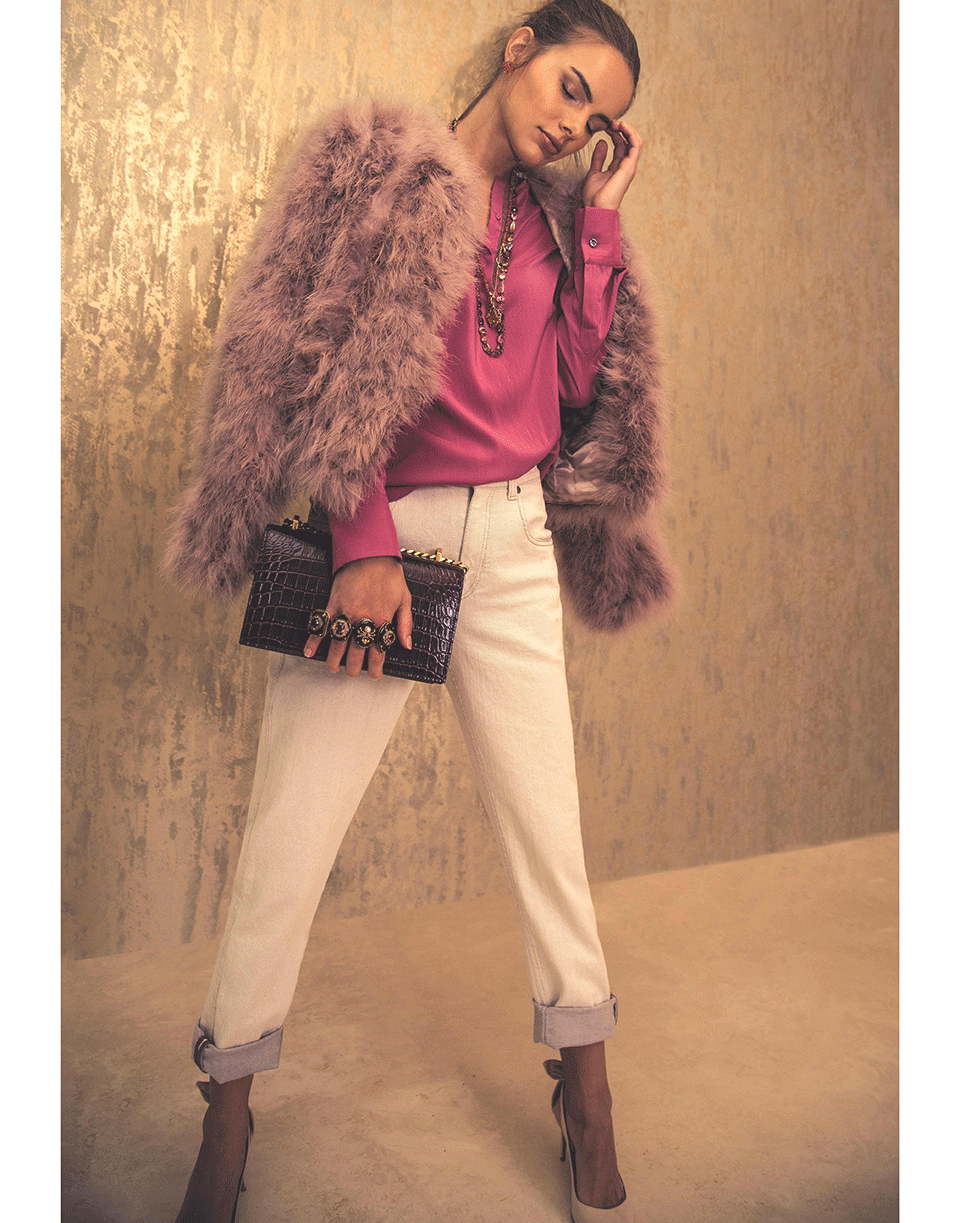 LAMARQUE-Deora Feather Jacket-