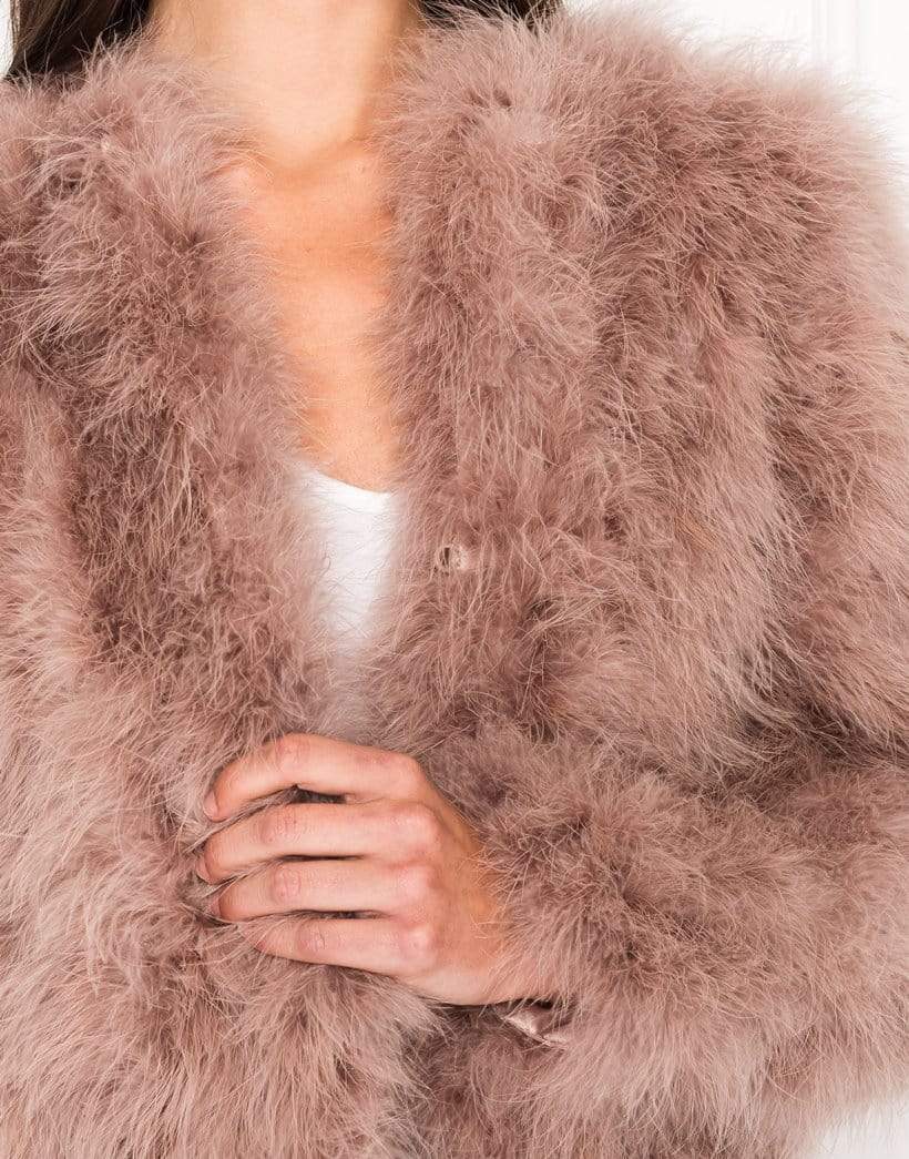 LAMARQUE-Deora Feather Jacket-