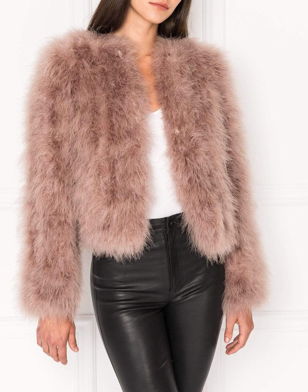 LAMARQUE-Deora Feather Jacket-