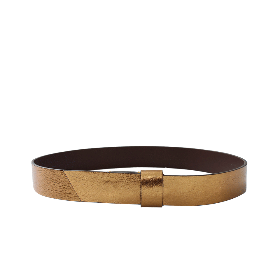 LANVIN-Metallic Belt-