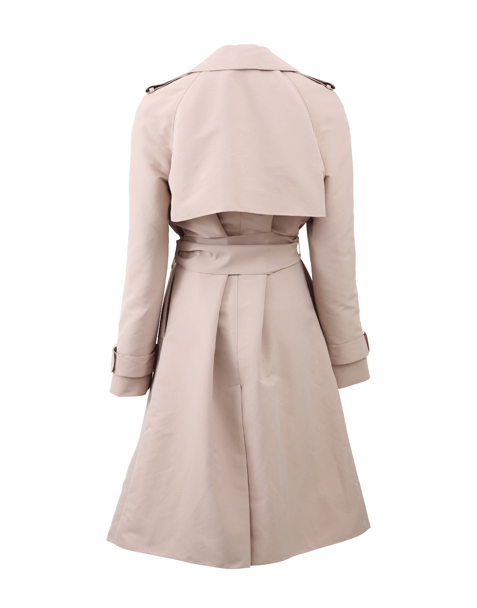 LANVIN-Silk Taffeta Trench-NUDE