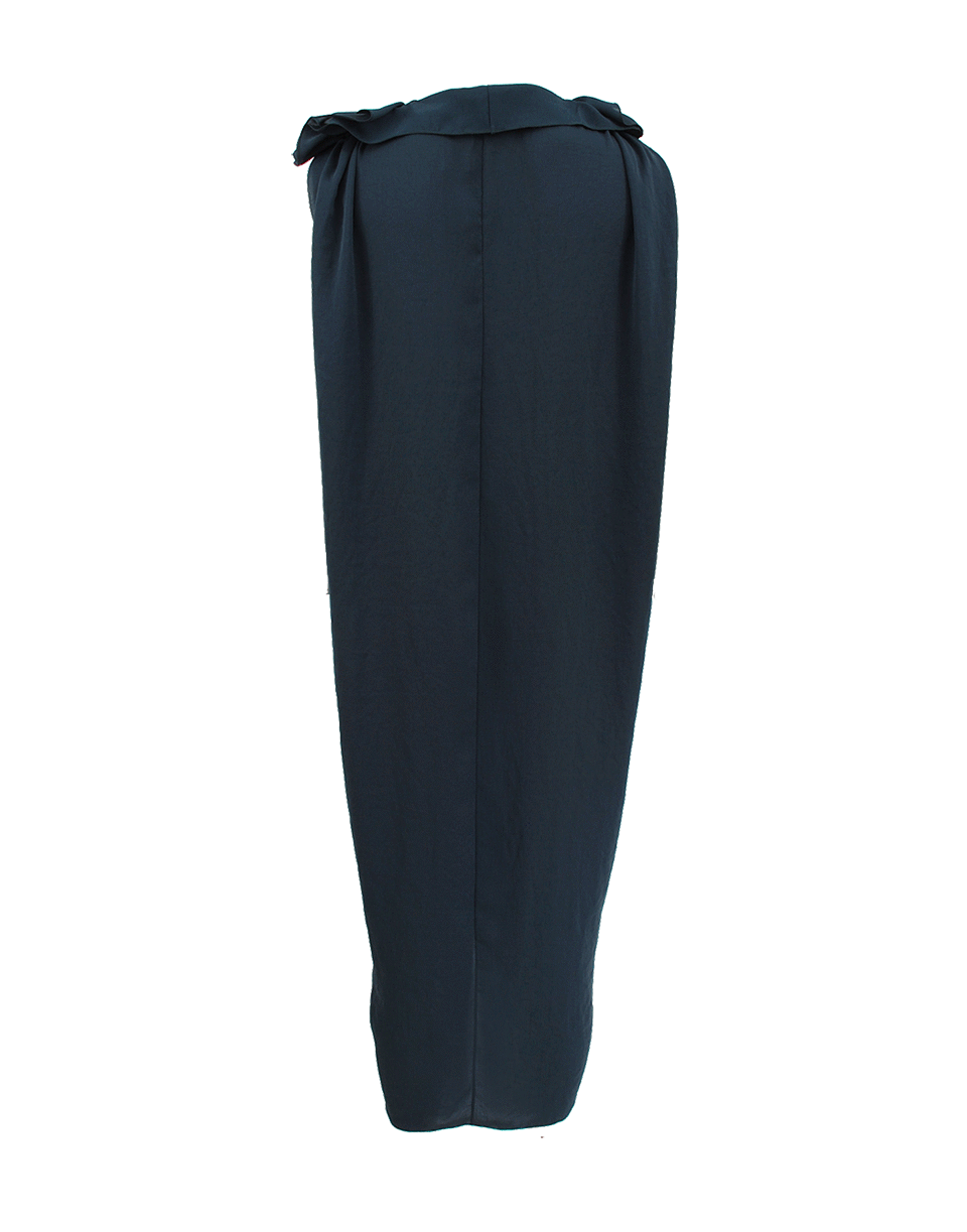 LANVIN-Sleeveless V-Neck Dress-