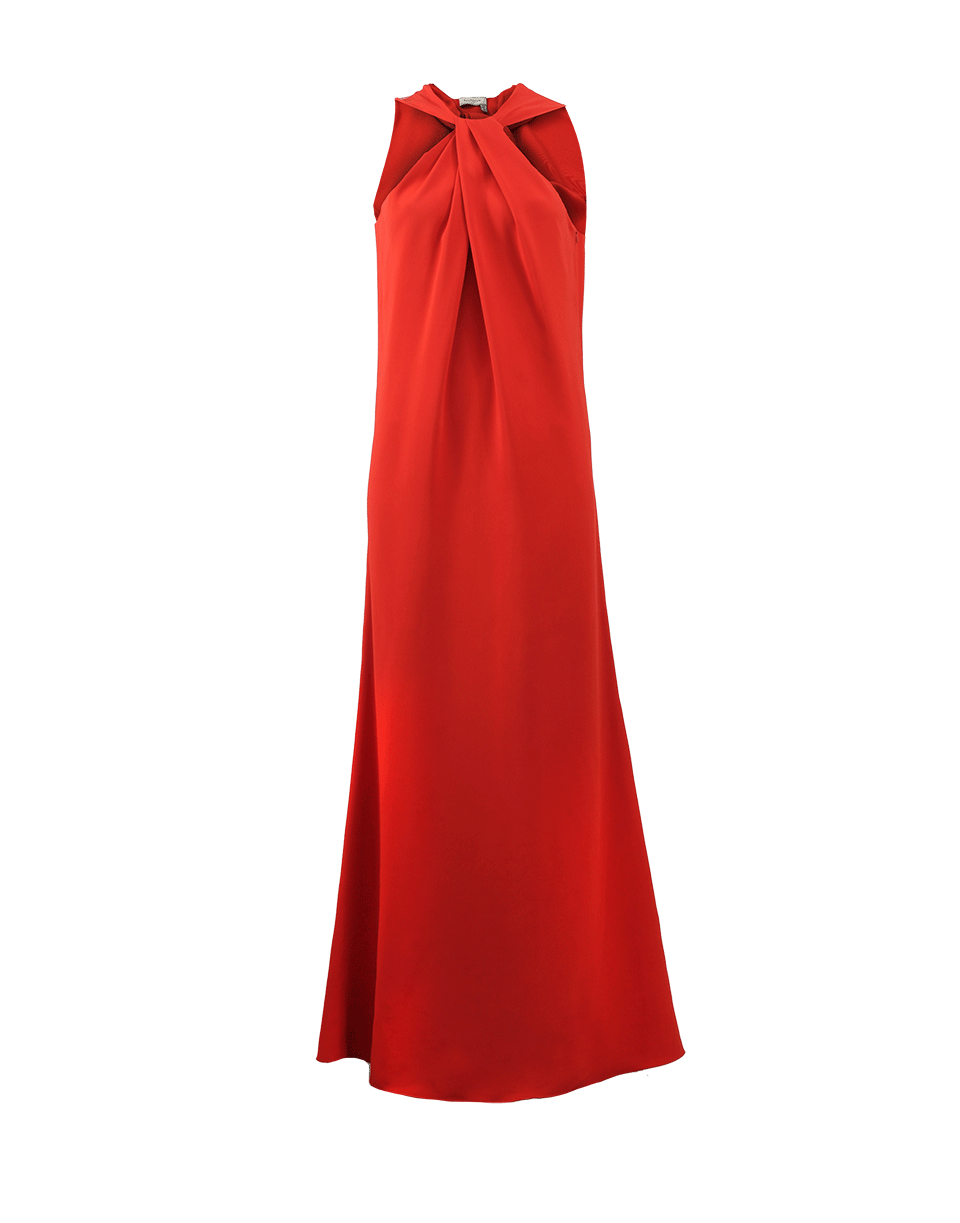LANVIN-Twist Front Gown-RED