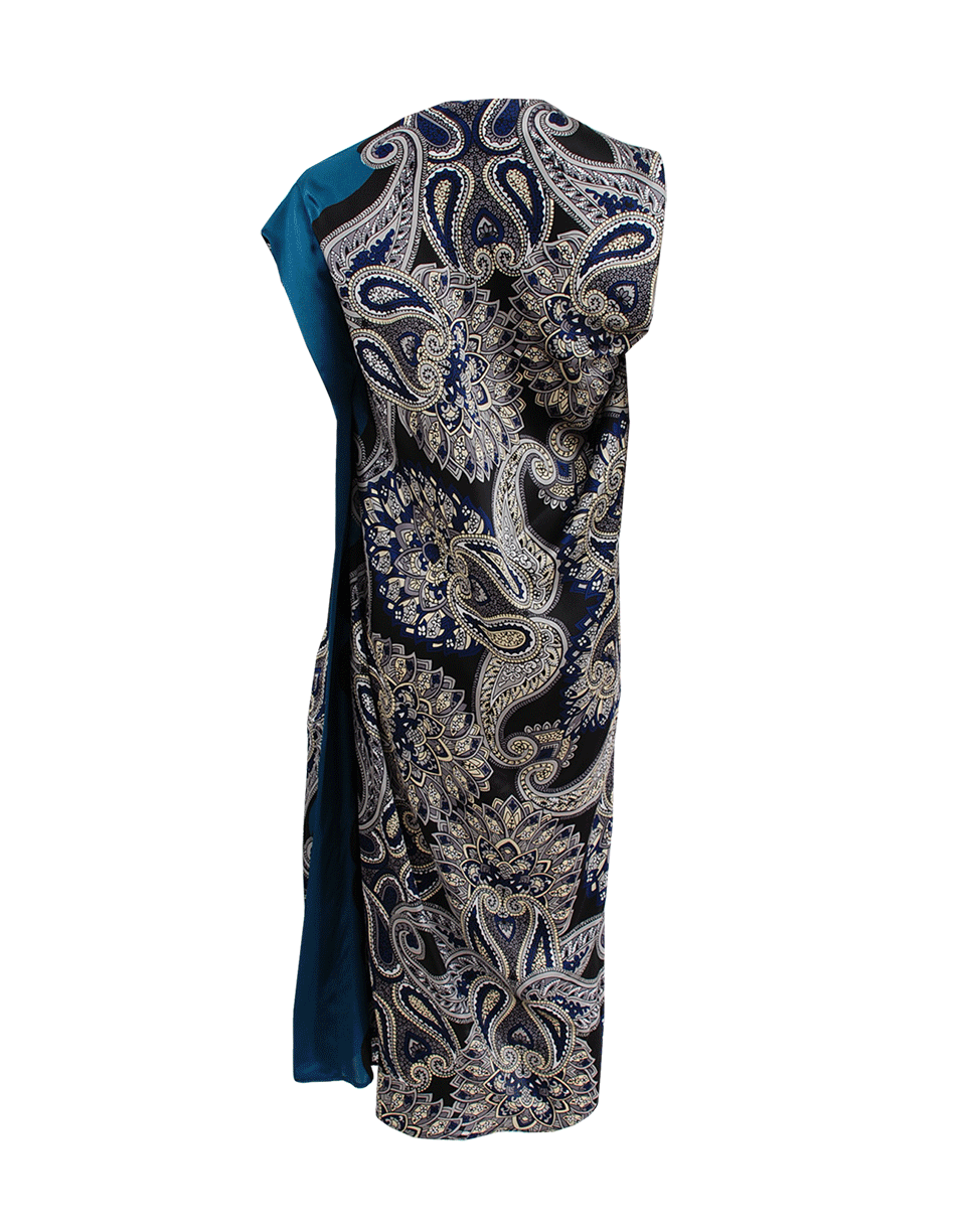 LANVIN-Off Shoulder Side Ruffle Dress-