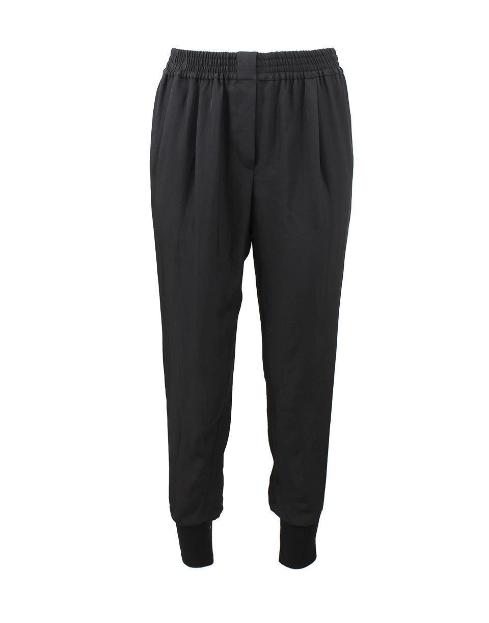 LANVIN-Pull-On Silk Jogging Pant-