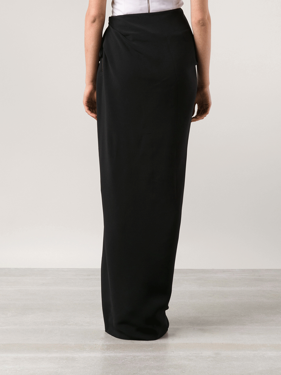 LANVIN-Long Skirt With Bow-