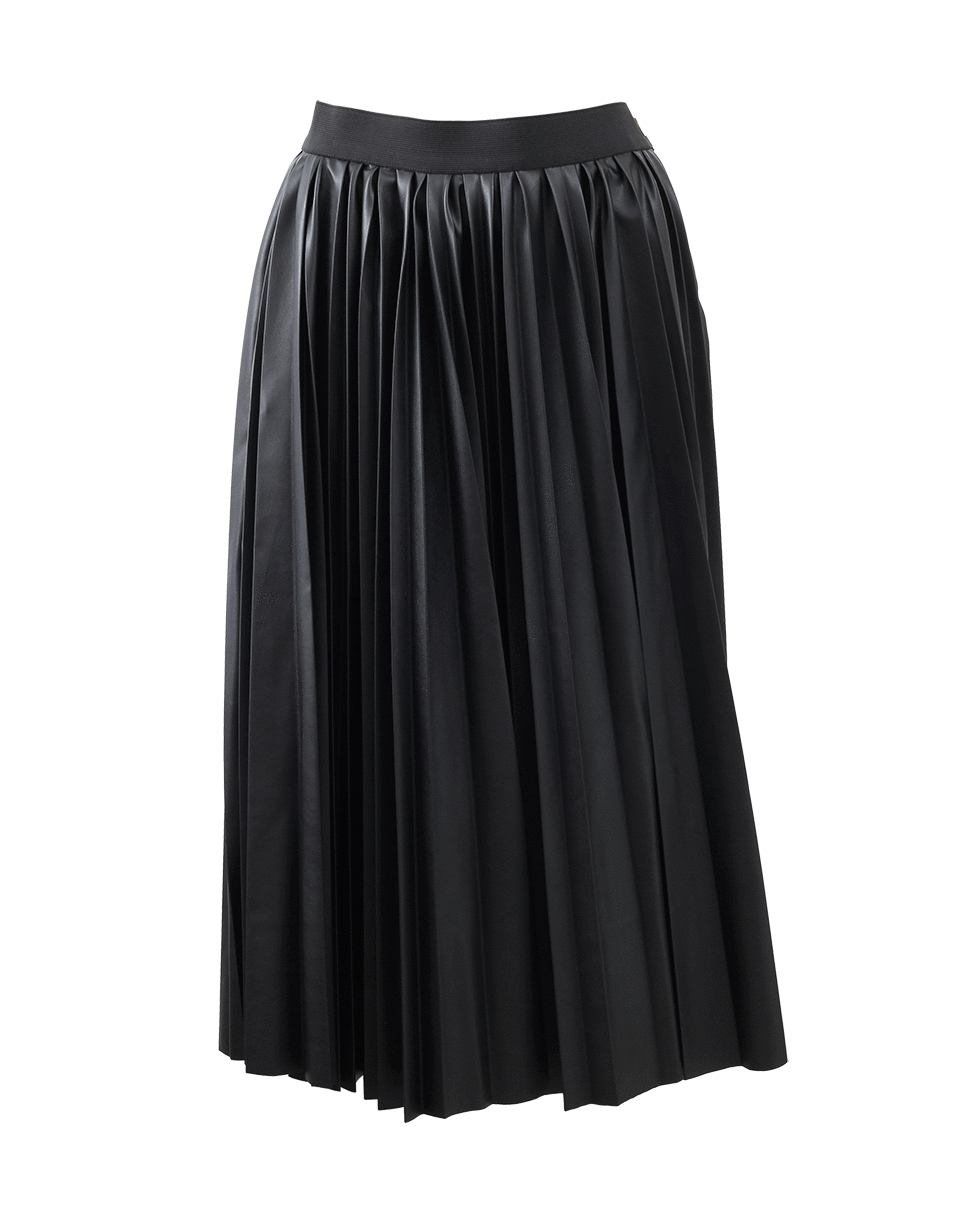 LANVIN-Sun Pleated Skirt-BLACK