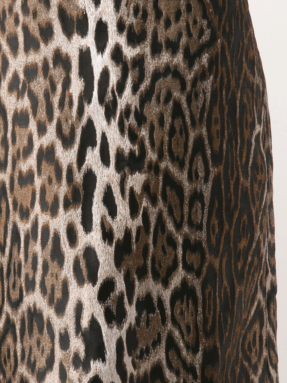 LANVIN-Leopard Mini Pencil Skirt-
