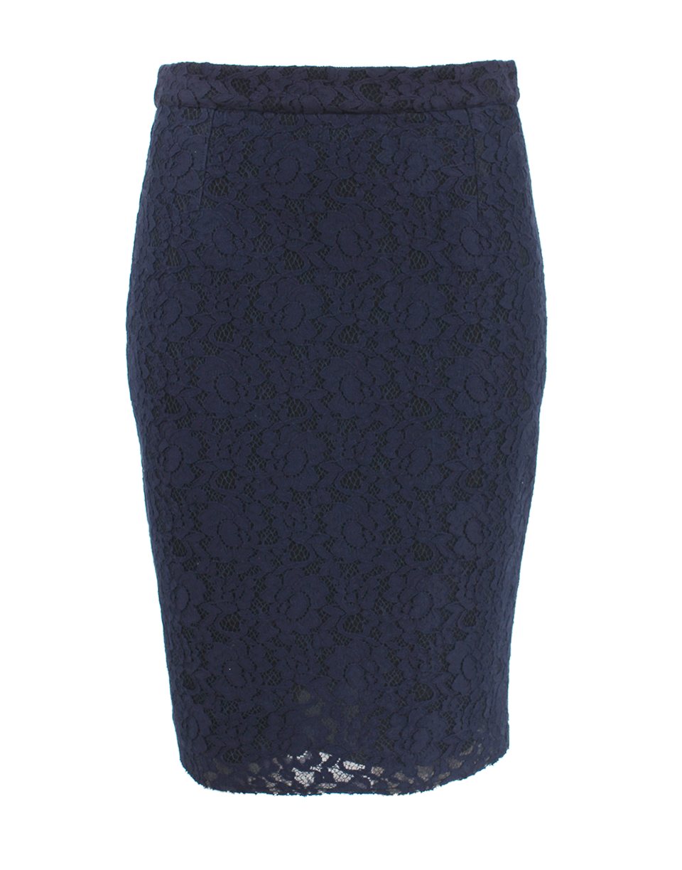 LANVIN-Lace Pencil Skirt-