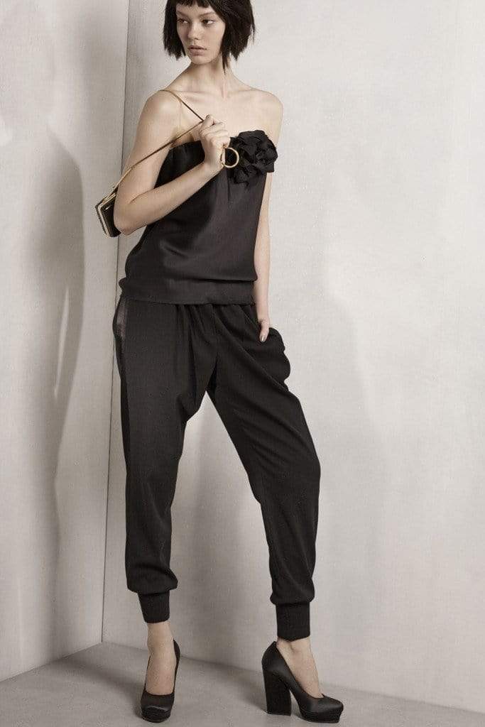 LANVIN-Floral Tube Top-
