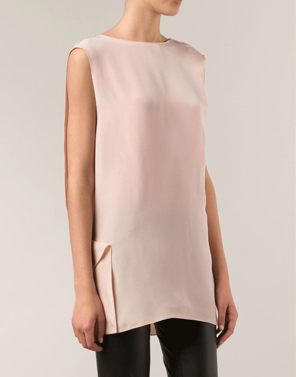 LANVIN-Draped Back Blouse-